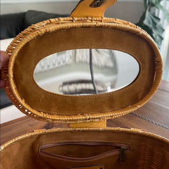 Patricia Nash Spring Boho Yellow Basket Handbag Majadas Bag - Picture 16 of 16